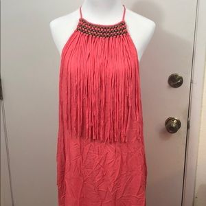 Zara Tassle Maxi Dress